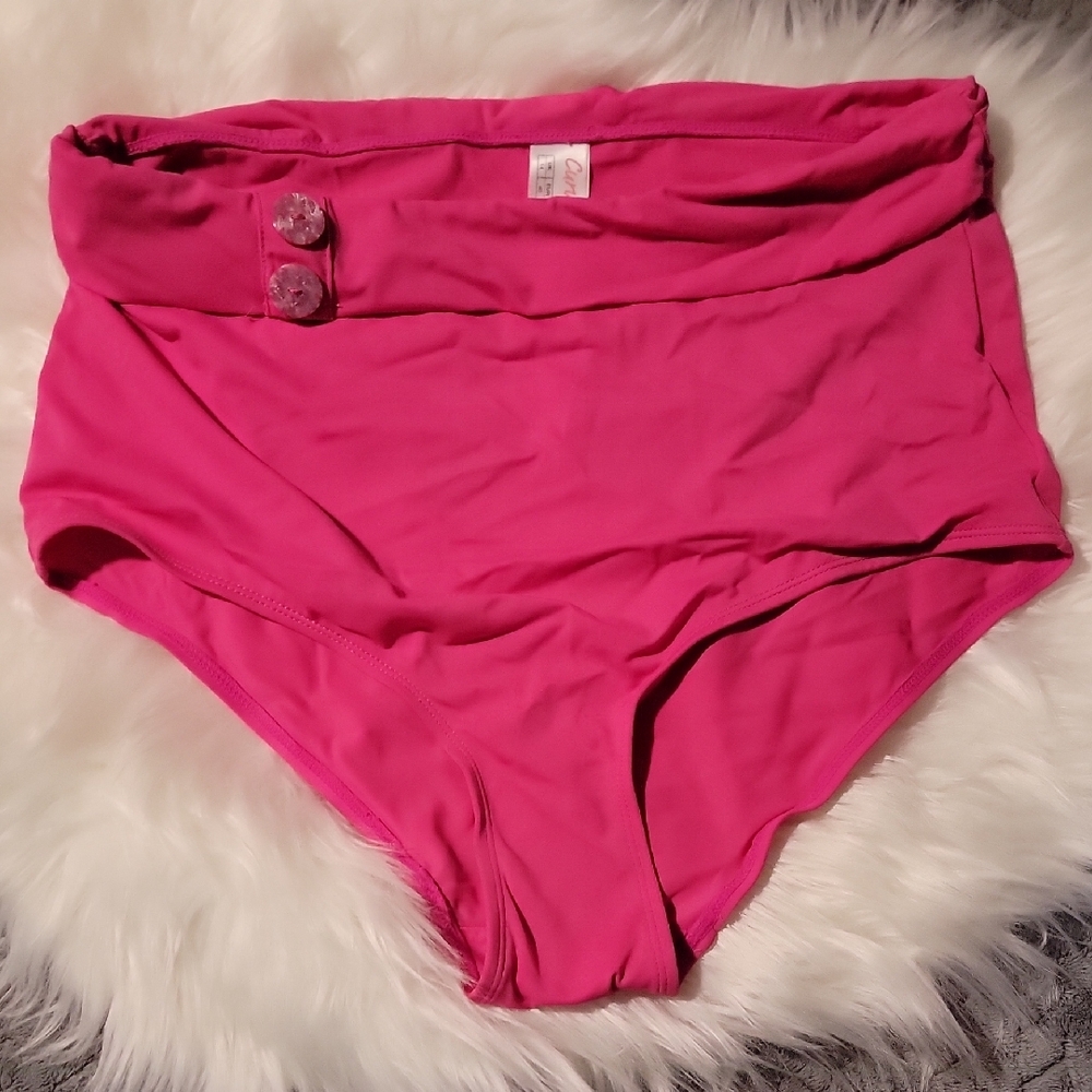 Women's Pink High-Waisted Shorts